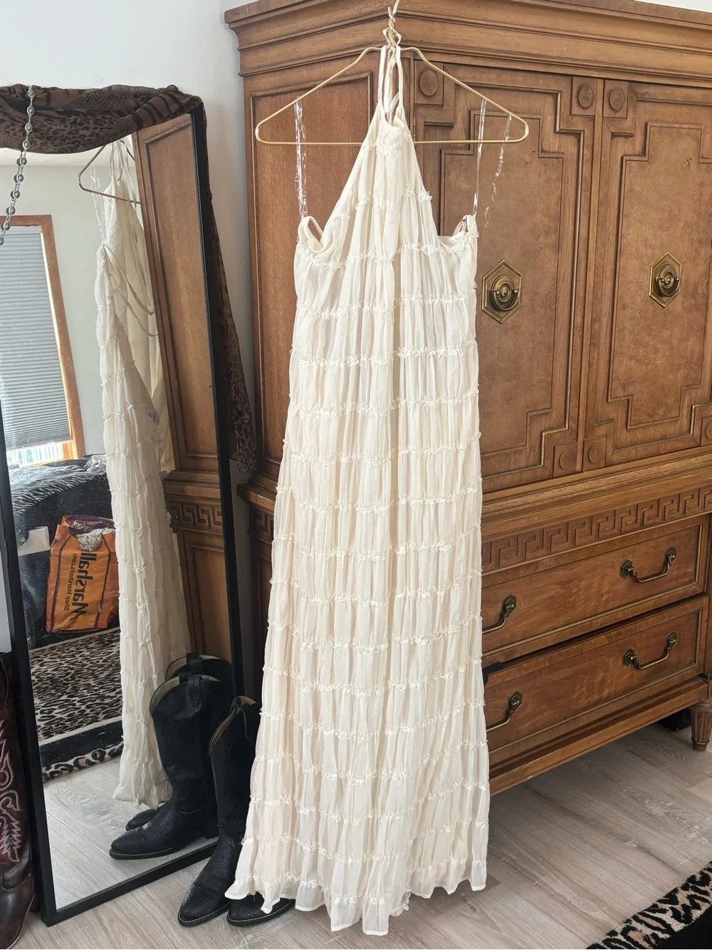 Peppermayo brand new ivory dress